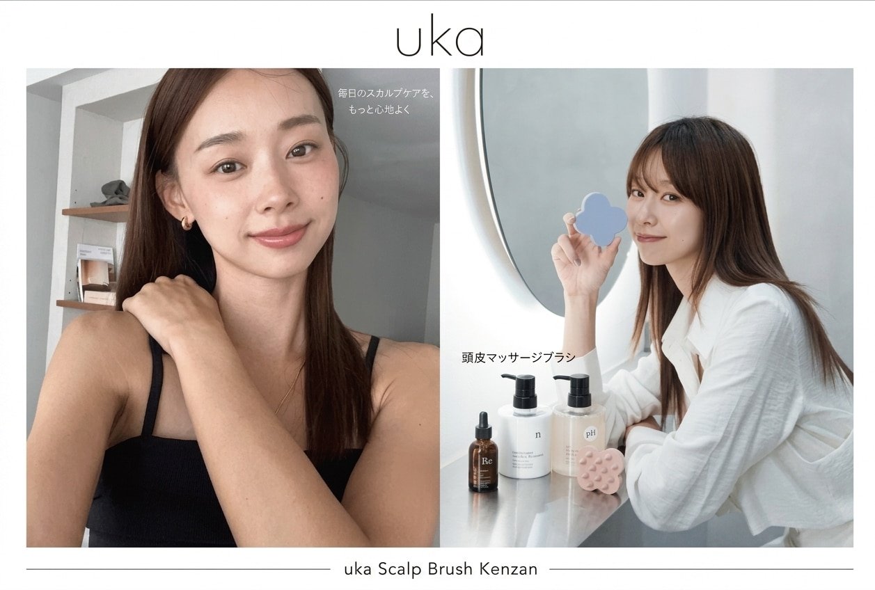 uka Scalp Brush Kenzan