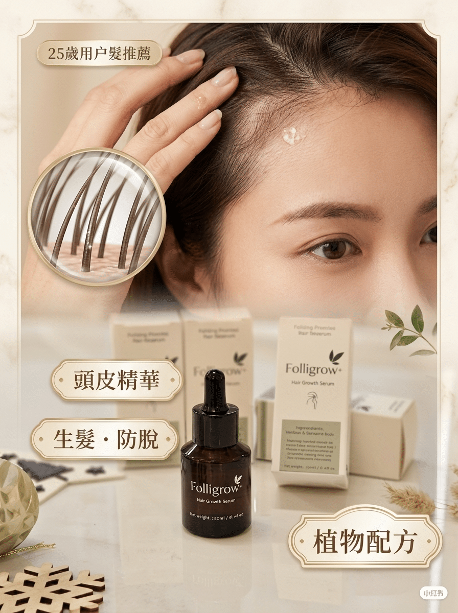 Folligrow+ 小紅書海報