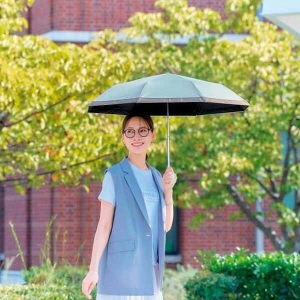 湖水藍長柄款城市通勤生活照