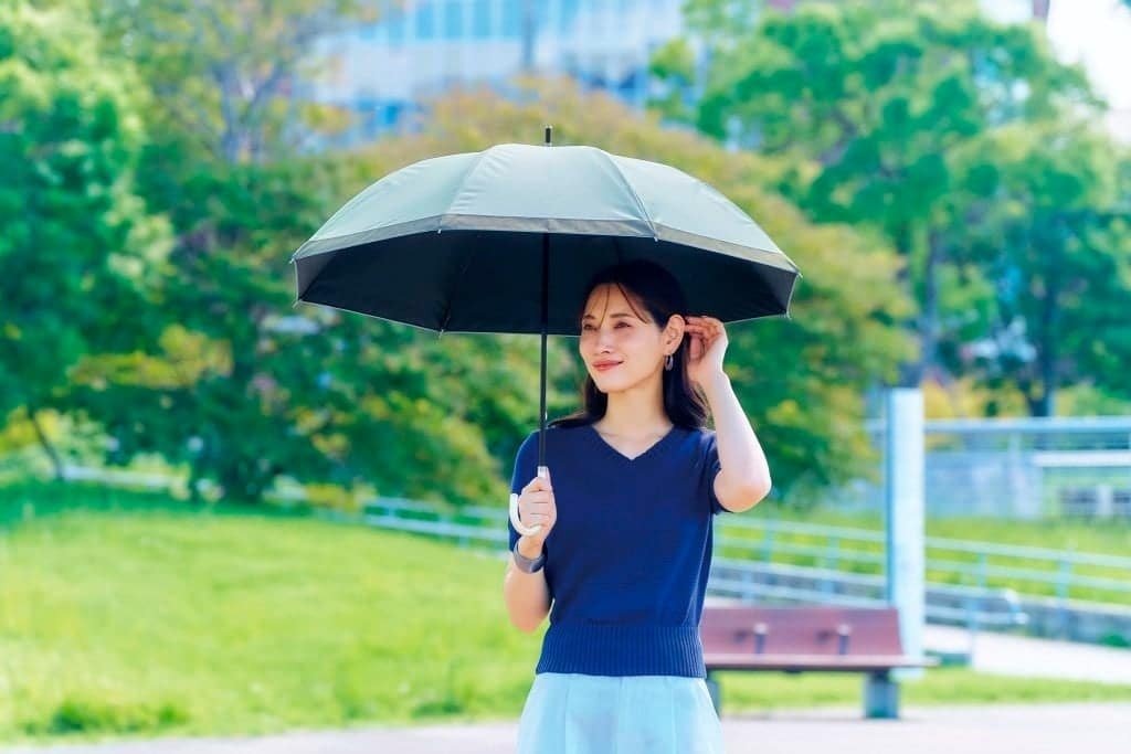 湖水藍長柄款公園近鏡生活照