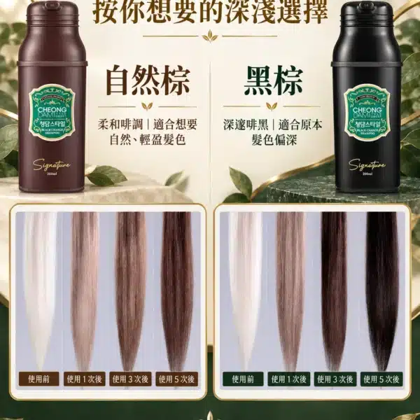 黑棕及自然棕髮色選擇指南