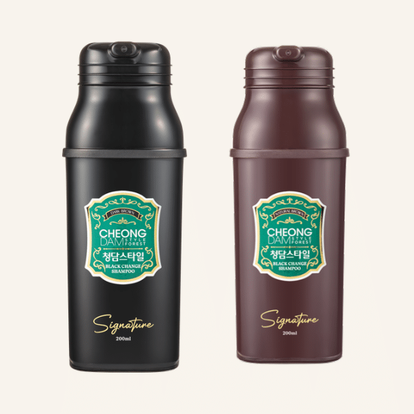 CHEONGDAM 輕鬆染髮洗頭水黑棕自然黑及自然棕 200ml