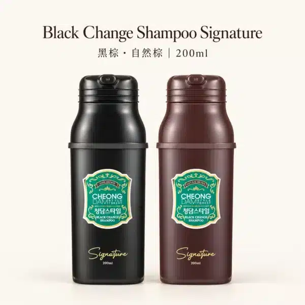 CHEONGDAM Signature 黑棕及自然棕白髮上色洗頭水 200ml